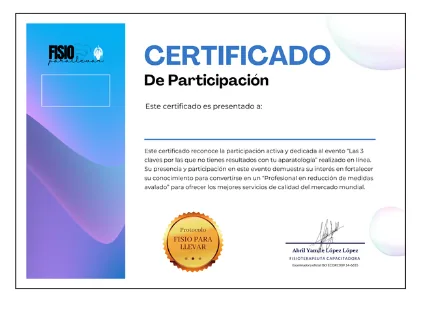 Constancia de participación activa